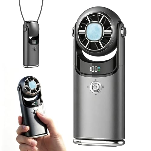 MIALEXO 3-In-1 Mini Handheld Fan w/ Cooling Plate Deal