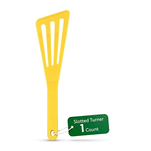 Restaurantware Yellow Silicone High Temperature Slotted Turner Spatula Deal