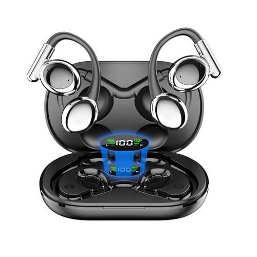 Open Earbuds True Wireless Bluetooth 5.4 Over Ear Headphones