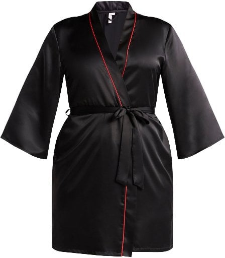 Joyspun Women’s and Women’s Plus Bridal Satin Robe