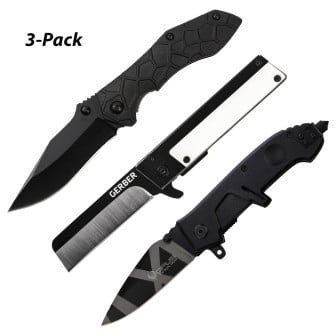 Survival Folding Knives VOL 6 3-Pack