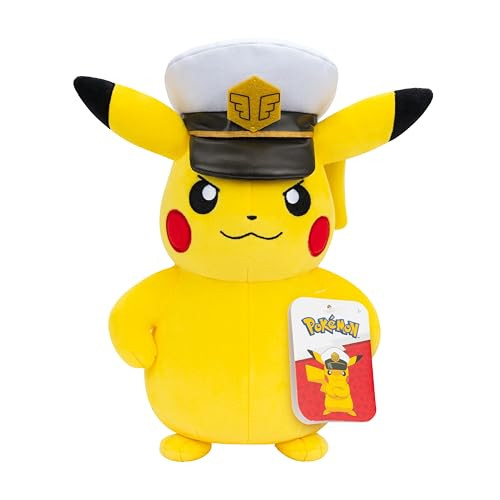 8" Jazwares Pokemon Captain Pikachu Plush