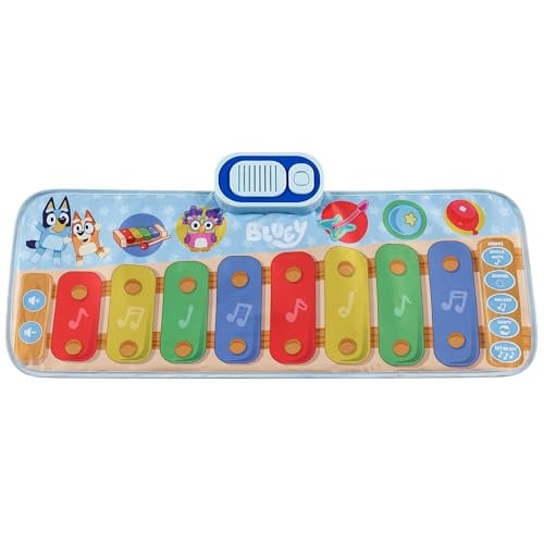 eKids Bluey 8-Key Piano Play Mat