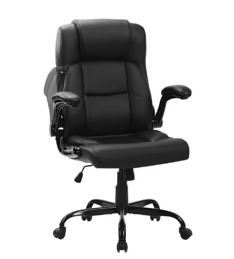 Jonpony Wide Seat High Back Ergonomic Big and Tall Faux Leather Executive Office Chair