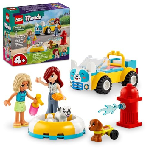60-Piece Lego Friends: Pets - Dog-Grooming Car