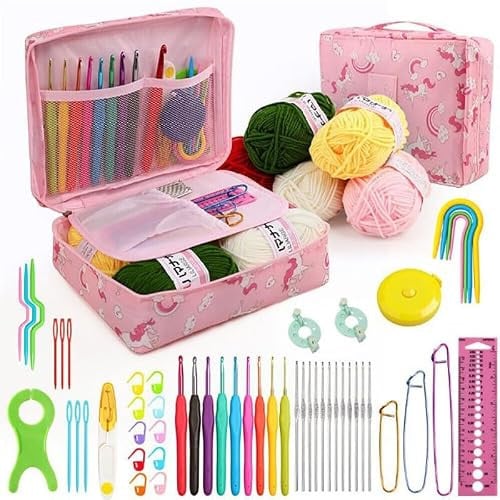 59 Pcs Crochet Kit Deal