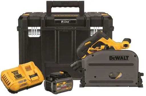 DEWALT 60V MAX 6-1/2" Cordless TrackSaw Kit w/ FlexVolt 6Ah Lithium Ion Battery Deal