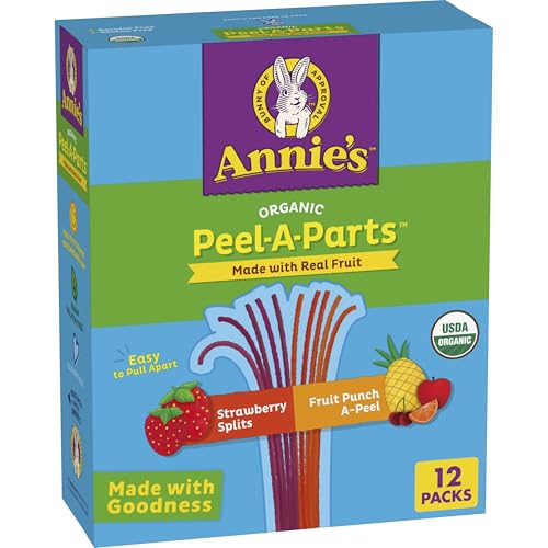 Annie's Organic Fruit Peel-A-Parts Fruit Flavored Snacks Variety Pack, 12-Count