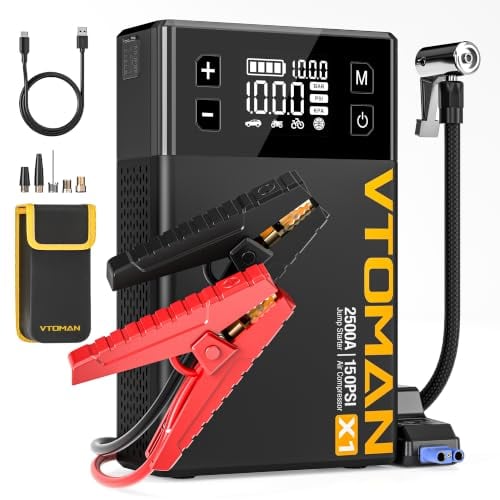 VTOMAN X1 LiFePO4 Jump Starter with Air Compressor Deal