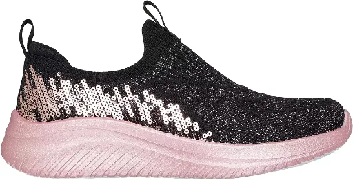 Skechers Kids' Ultra Flex 3.0 Shoes (Black/Pink) Deal