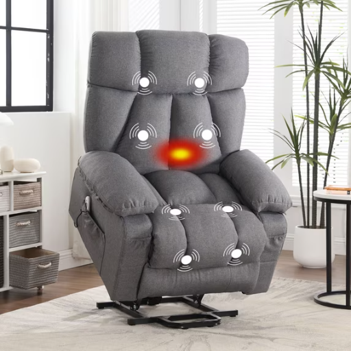 JONPONY Power Lift Recliner Chair with Heat and Massage Deal