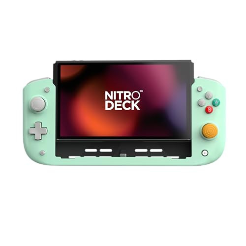 CRKD Nitro Deck Professional Handheld Deck for Nintendo Switch and Switch OLED (Retro Mint)