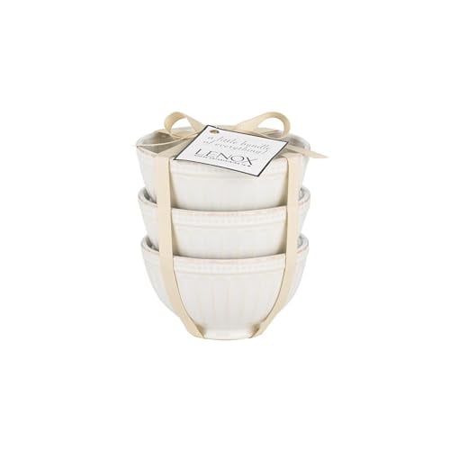 Lenox French Perle Groove Bowls Mini White 3-Pack Deal