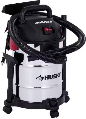 Husky 6-Gallon Stainless Steel Wet/Dry Vac