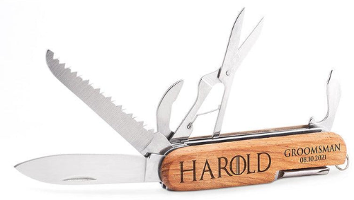 Custom Engraved Multi-Tool Pocket Knife