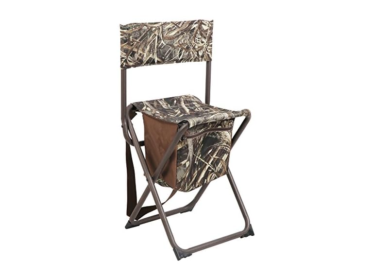 Portal Folding Camping Chair w/ Storage Pocket (Camouflage)