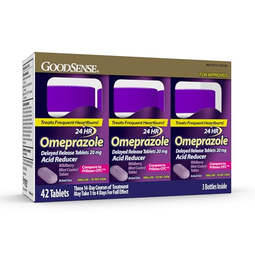 oodSense Omeprazole Delayed Release Tablets 42-Count 20mg Deal