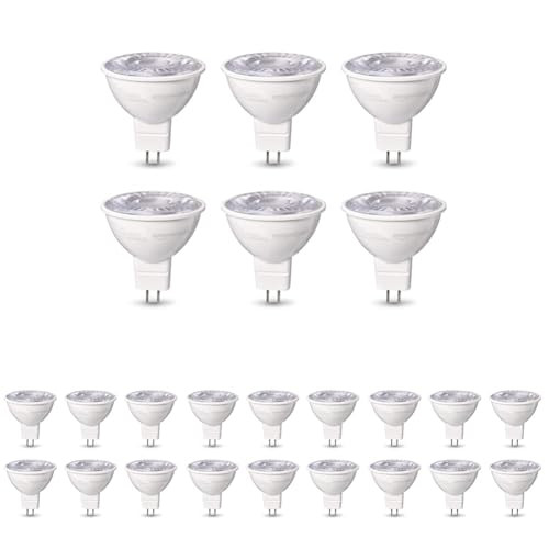 4-Pack 6-Count Amazon Basics MR16 LED Light Bulb Daylight White 5000k
