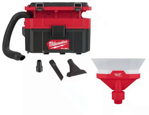 Milwaukee Fuel M18 2.5 Gallon Wet/Dry Vacuum + Dust Collector