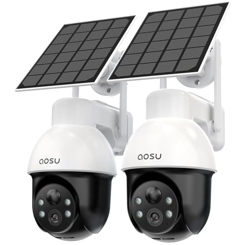 aosu 3K 5MP Solar Security Camera Wireless Outdoor PTZ 360° Smart Tracking Deal