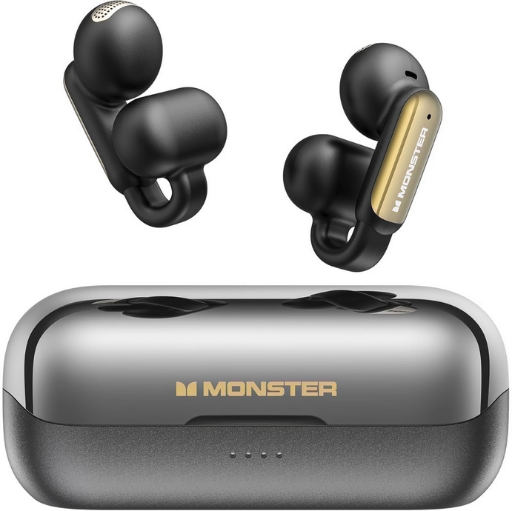 Monster Open Ear Bluetooth 5.4 Wireless Earbuds W/32H Battery Life Deal