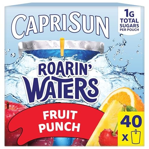 Capri Sun Roarin' Waters Flavored Water Beverage, 40 Pouches, Fruit Punch Deal