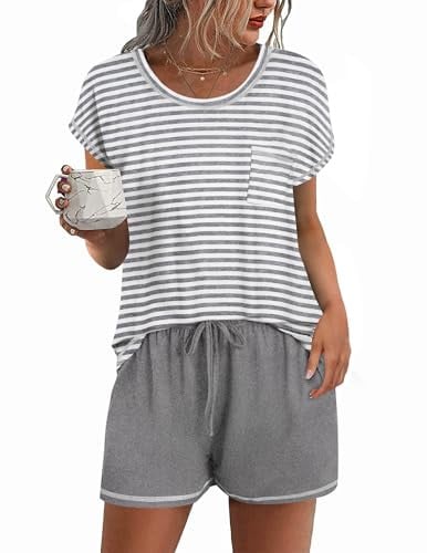 Ekouaer Pajama Short Set