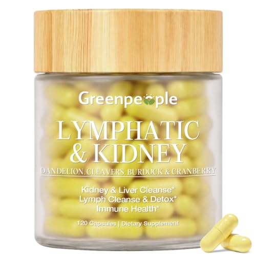 Lymphatic Drainage & Kidney Cleansing Supplements 120-Count