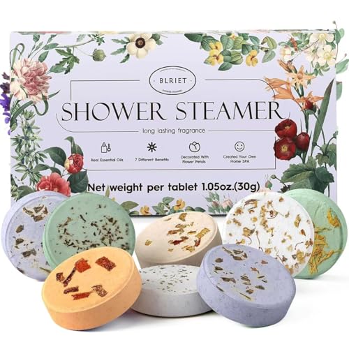 Blriet Shower Steamers Aromatherapy Relief Gifts for Women Teen Girls 8 ct Deal