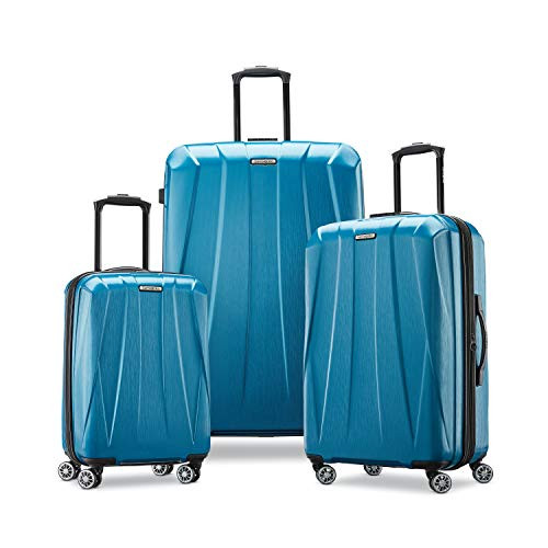 Samsonite Centric 2 Hardside Expandable Luggage Set with Spinners (Caribbean Blue) 3-Piece