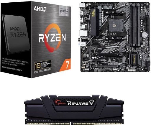 Computer Build Bundle: AMD Ryzen 7 5800X3D, Gigabyte B550M DS3H AC R2 AM4 Deal