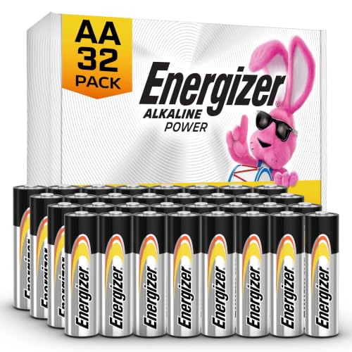 Energizer AA Batteries Alkaline Power, 32 Count