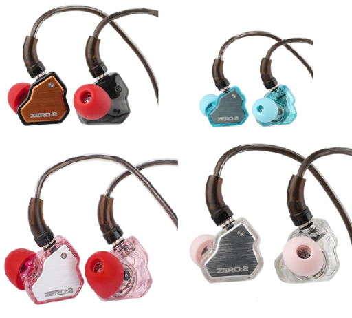 Linsoul 7Hz x Crinacle Zero:2 10mm Wired In-Earbuds