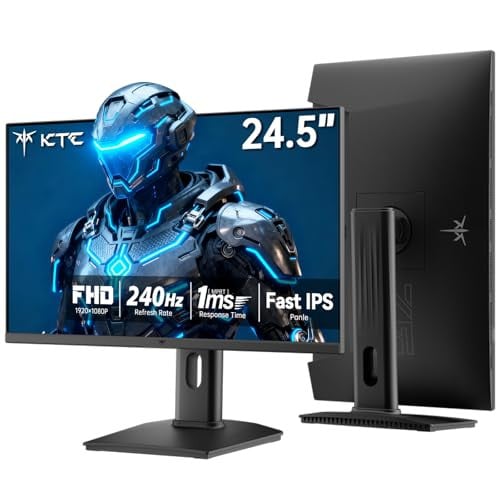 KTC 24.5" 240Hz 1080P IPS 1ms Gaming Monitor