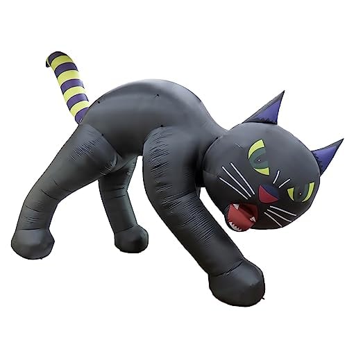 National Tree Company 20ft Inflatable Halloween Black Cat