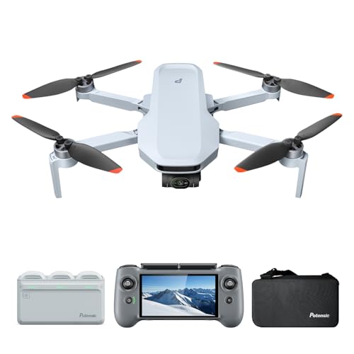 Potensic Atom 2 Fly More Combo with RC PTD 1, 4K Video, 8K Photo, 10KM Transmission, 96 Mins Flight, 3-Axis Gimbal, AI Track Deal