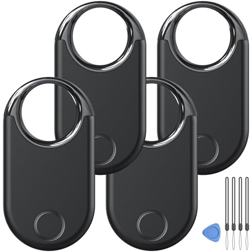 Apple MFi Certified iOS Only Air Tags Bluetooth Tracker & Key Finder 4-Pack