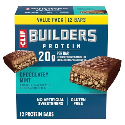CLIF BUILDER'S Protein Bars 12-Pack 2.4-Oz (Chocolate Mint) Deal