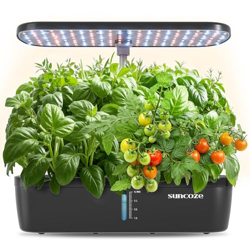 SUNCOZE Hydroponics Growing System Kit 12 Pods