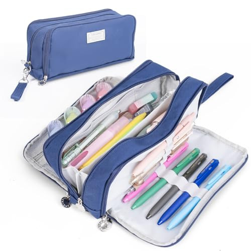 Four Candies 3-Compartment Large Pencil Case