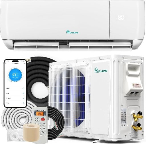 YITAHOME 12000 BTU Mini Split AC/Heating System Deal