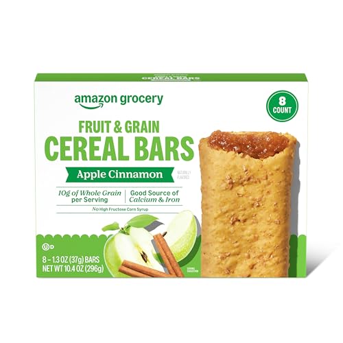 Amazon Grocery Apple Cinnamon Fruit & Grain Cereal Bars 8 Ct