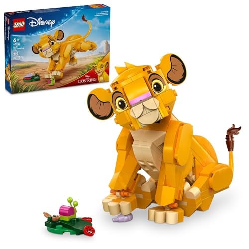LEGO Disney Simba the Lion King Cub Building Toy Set 222-Piece