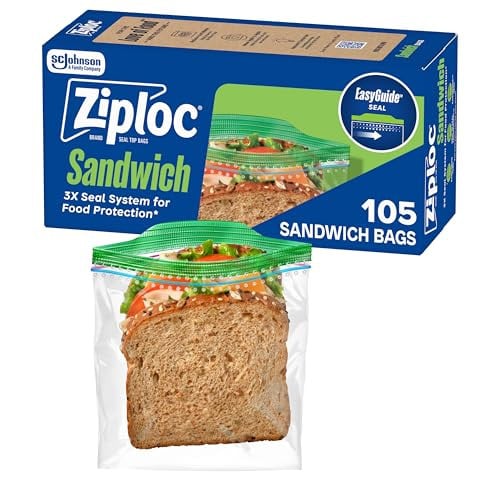 Ziploc Sandwich Bags 105 Count
