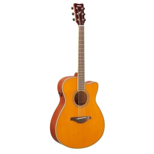 Yamaha FSC-TA Concert Cutaway Transacoustic Guitar w/ Chorus and Reverb, Vintage Tint Deal