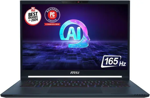 MSI Stealth 14 AI 14" FHD+ 165Hz 16GB DDR5 1TB NVMe SSD Gaming Laptop Deal