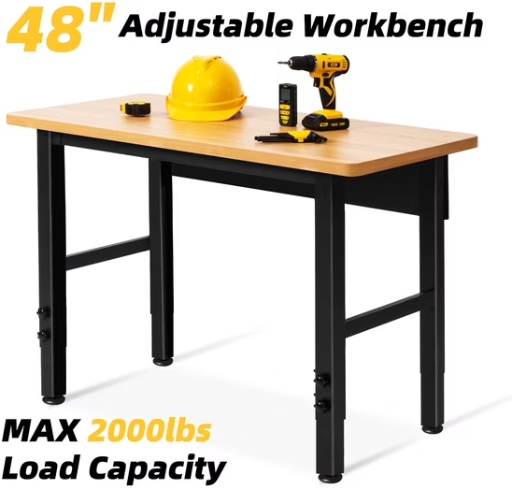 Spanspace 48"x24" Garage Workbench with Leveling Foot Deal