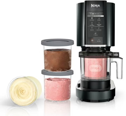 Ninja Creami 7-in-1 Ice Cream & Sorbet Maker w/ 4 Pints
