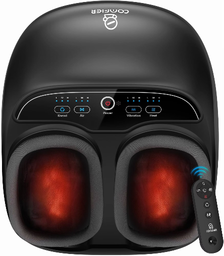 Comfier Shiatsu Foot Massager with Heat, Max Size 13