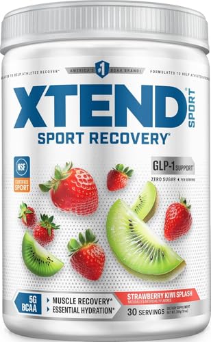 Xtend Sport BCAA Powder for Recovery, Strawberry Kiwi Splash, 30 Serv Deal